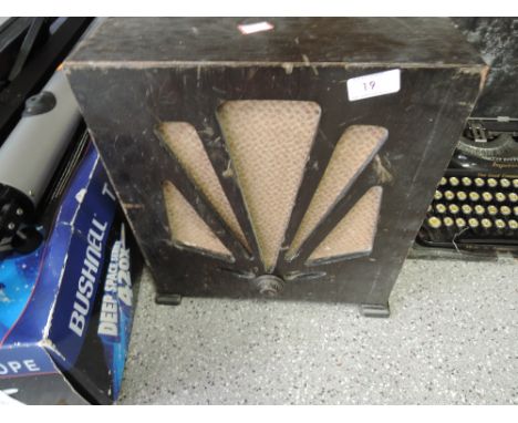 A vintage speaker