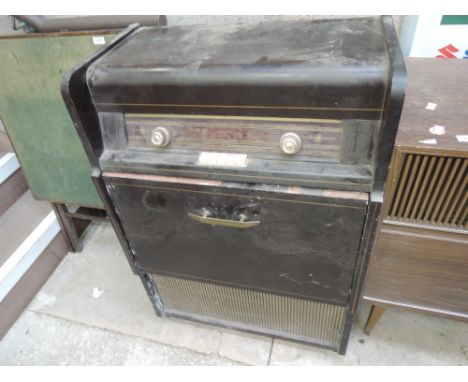 A vintage Philips radiogram
