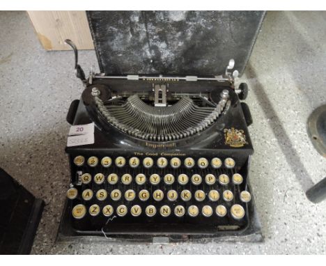 An Imperial 'The Good Companion' vintage typewriter