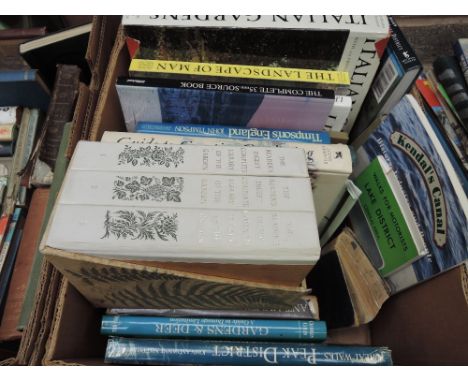 A selection of vintage volumes including gardening interest landscapes etc