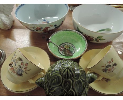 A selection of ceramics including Royal Worcester, Maling etc
