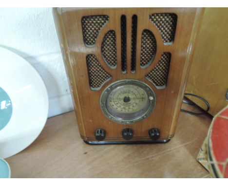 A vintage style electric radio Steepletone