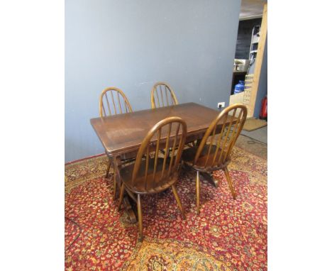 Ercol extending kitchen table and 4 chairs&nbsp;