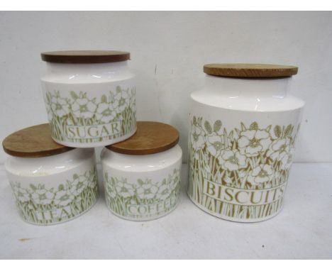 Hornsea 'fleur' ceramic storage jars