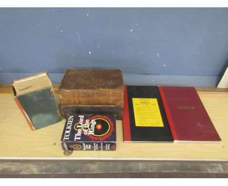 Vintage books to include The Lord of the Rings and Bibles&nbsp;