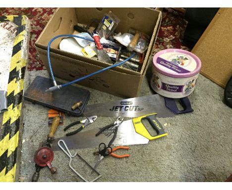 A selection of tools.