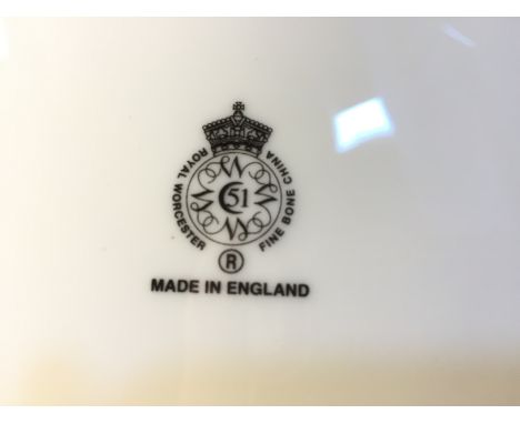 A royal Worcester cake plate and slice and a rRingtons bowl.