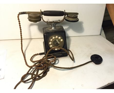 A vintage telephone, dictograph.