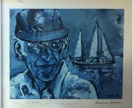 CHICHESTER FRANCIS: (1901-1972) British Sailor & Aviator, the first person to sail single-handed around the world by the clip