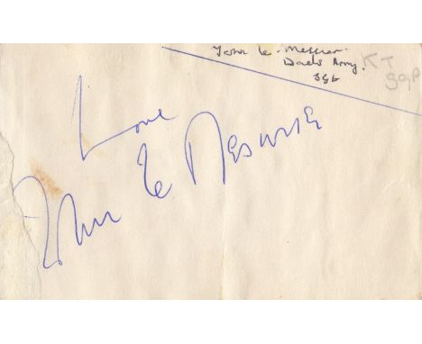 ENTERTAINMENT: Selection of signed pieces, album pages, some signed postcard photographs etc., by various actors, actresses, 
