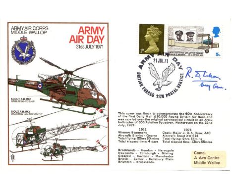 ROYAL AIR FORCE: Selection of individually signed aviation First Day Covers by various Marshals of the Royal Air Force, Admir