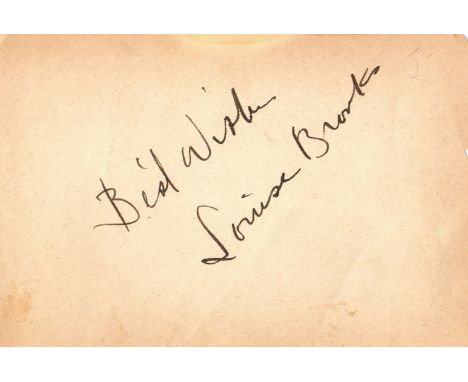 ACTRESSES: Selection of signed pieces, cards, album pages, First Day Cover (1), most vintage, by various film actresses inclu