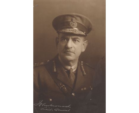 MILITARY LEADERS: A good, small selection of vintage signed photographs by various Military leaders, some associated with Wor