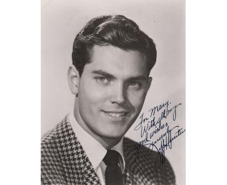 ACTORS: Selection of vintage signed 8 x 10 photographs and slightly smaller (2) by various film actors comprising Jeffrey Hun