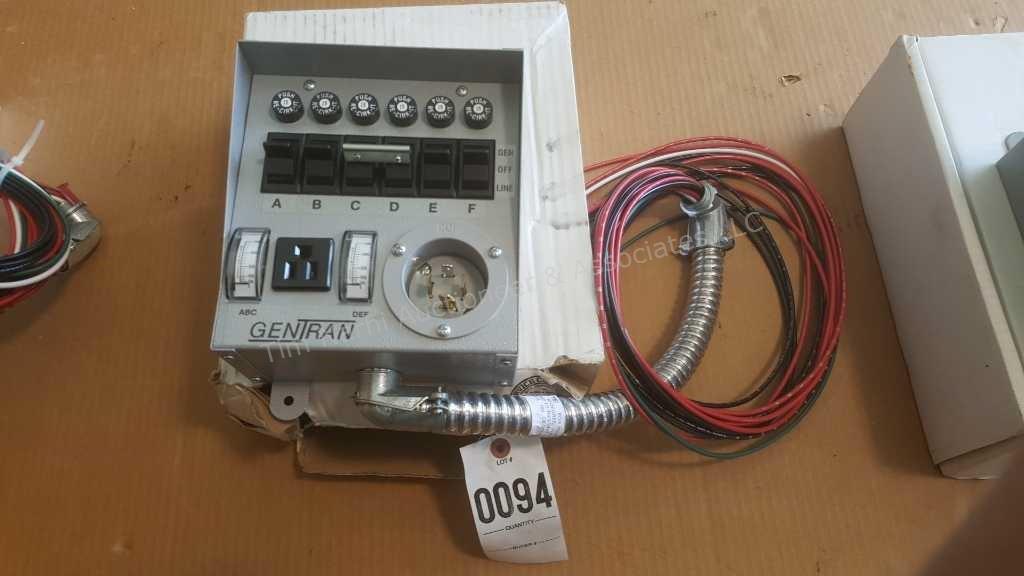 Reliance GenTran manual transfer switch - Model 20216