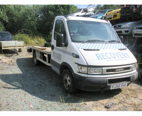 An Iveco recovery truck, registration FJ56 VHK, with YETI wince, 140,510 miles.  Engine has been running but not been moved. 