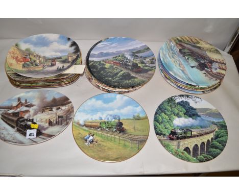 Collectors' plates of railway interest by Wedgwood for the Bradford Exchange.