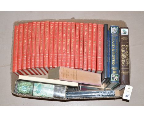 Vols. 1-20 Children's Britannica; gardening encyclopaedias; Encyclopaedia of Antiques; and a Constance Spry Cookery Book by C
