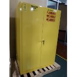 Justrite 2-Door Flammable Liquid Storage Cabinet, 90 Gallon Capacity