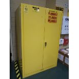 Justrite 2-Door Flammable Liquid Storage Cabinet, 90 Gallon Capacity