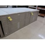 (4) Mayline 5-Drawer Flat File Cabinets