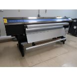 Roland Soljet Pro 4 Eco-Solvent Wide Format Printer/Cutter odel XR-640, S/N ZBG1859, 64", 8 Color
