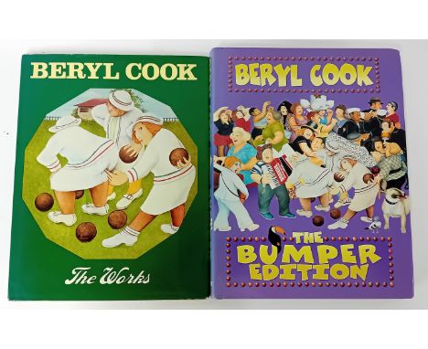 Beryl Cook (1926-2008) signed artist books, to include 'The Bumper Edition', and 'The Works', published by Penguin, both sign