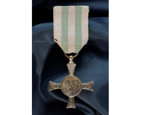 dating: 19th Century provenance: Papal States, Model for a troop, complete with white and light-blue ribbon.  diameter 40 mm.