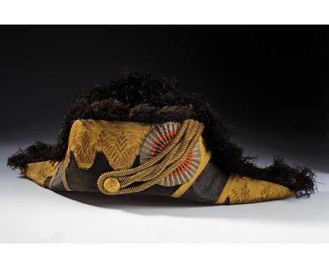 dating: circa 1900 provenance: Russian Empire, Body covered with black felt and provided with all the decorations and black p