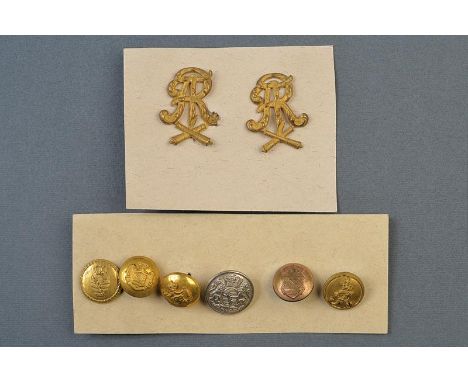 dating: about 1910 provenance: Saxony, Epaulettes mounts 'FAR' above the crossed cannons and six buttons with Saxon coat-of-a
