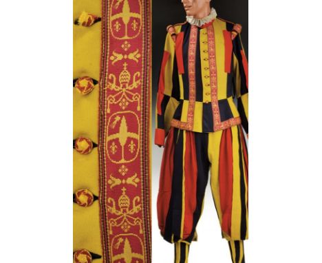 dating: 1887 provenance: Papal States, Blouse in the traditional colors of the Guard, red, blue and yellow, bordered and fini