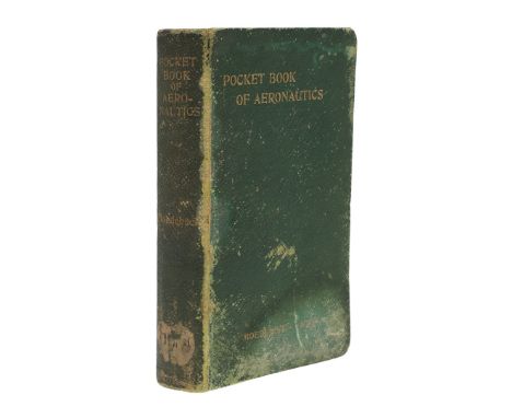 Major Hermann Moedeback. The Pocketbook of Aeronautics, first English edition, translated by W. Mansergh Varley, half-title a