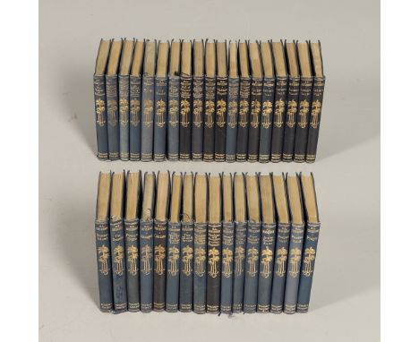 Robert Louis Stevenson. The Works, Tusitala Edition, 35 volumes, mixed impressions, folding maps and illustrations, original 
