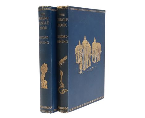 Rudyard Kipling. The Jungle Book; first edition, illustrations by J.L. Kipling, W.H. Drake and P. Frenzeny, all edges gilt, o