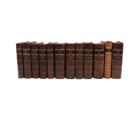 Jospeh Caryl. An Exposition with Practical Observations upon... the Booke of Job, 12 volumes (all published), first edition, 