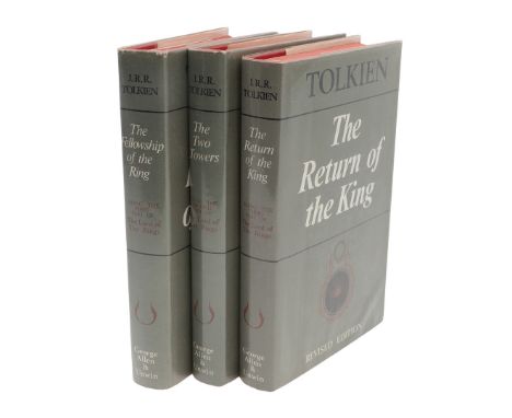 J.R.R. Tolkien. The Fellowship of the Ring, second edition third impression; The Two Towers, second edition third impression;