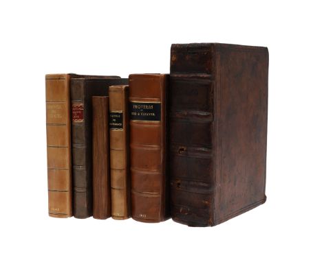 An Exposition of the five first Chapters of the prophet Ezekiel, contemporary calf, 8vo, London: Matthew Simmons and Benjamin