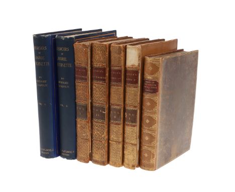 Madame Campan. Memoirs of the court of Marie Antoinette, 2 volumes, limited to 500 editions,  engraved portrait frontispiece,