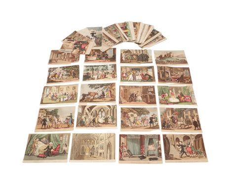 Thomas Rowlandson (1756-1827). The Third Tour of Doctor Syntax, in Search of a Wife, fourth edition, a collection of approxim