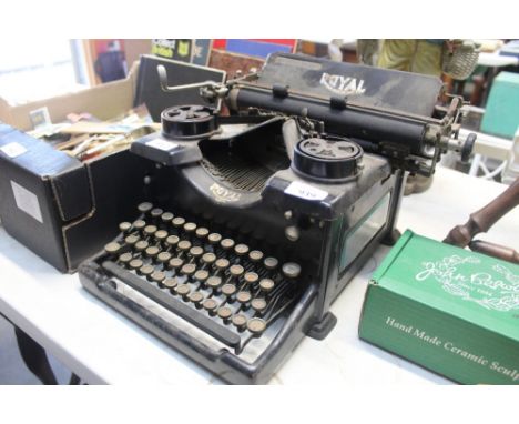 A vintage Royale manual typewriter
