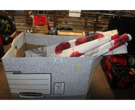 A box of roller blinds