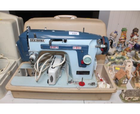 A New Home sewing machine sold as a collectors item, in fitted case