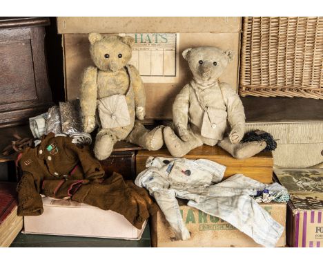 Northwood and Huntley - a Steiff and a German Teddy Bear the childhood toys of Mr Carmichael with 1st World War connections, 