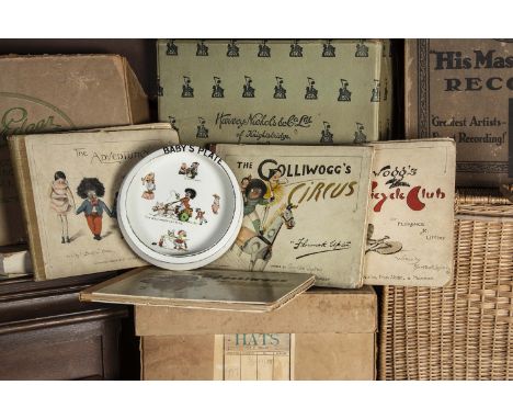 Florence K Upton Golliwogg Books, The Adventures of two Duch Dolls, The Golliwogg’s Bicycle Club, The Golliwogg’s Circus and 