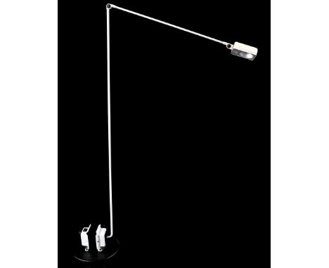 Tommaso Cimini (1947-1997)White adjustable floor lamp, design Tommaso Cimini for Lumina, model 'Daphine', Italy design year 1