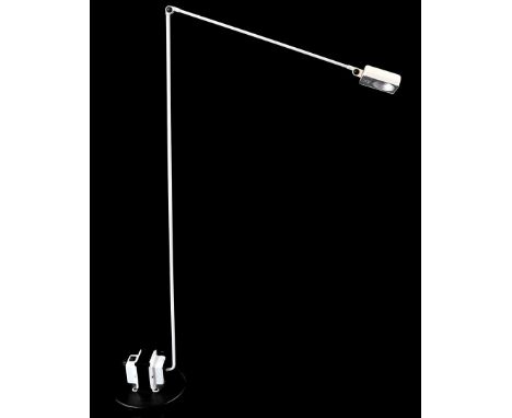 Tommaso Cimini (1947-1997)White adjustable floor lamp, design Tommaso Cimini for Lumina, model 'Daphine', Italy design year 1