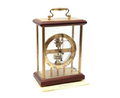 Huger Meteobar brass barometer, 24 cm high