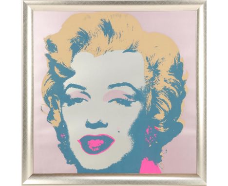 Andy Warhol (1928-1987)Maralyn Monroe, color lithograph, published by Sunday BMorning, outer size 101x101 cm