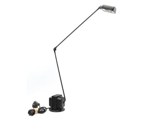 Tommaso Cimini (1947-1997)Blackened adjustable desk lamp, design Tommaso Cimini for Lumina, model 'Daphine', Italy design yea