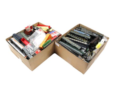 2 boxes Jouef model trains collection b.u. components